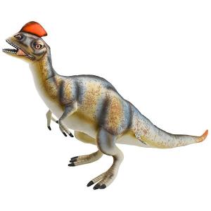 ハンサ 【ＨＡＮＳＡ】 ぬいぐるみ ディロフォサウルス オレンジのトサカがお洒落の商品画像