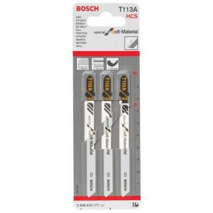 BOSCH ボッシュ ジグソーブレード ナイフ刃 3本入り T113A3｜collectas