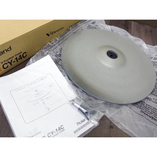 3R6024▲Roland V-Drums V-Cynbal CY-14C-SV Crash クラッ...