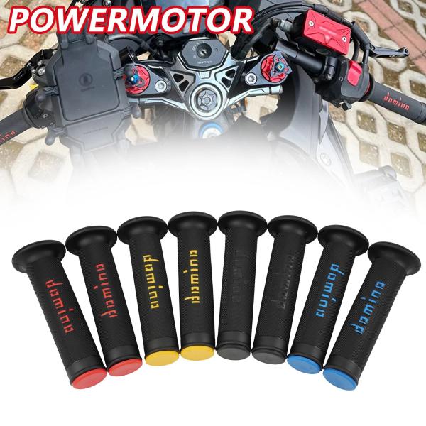 バイクグリップ 7/8" 22-24mm ハンドルグリップ ユニバーサル ゴム製 KTM ヤマハ ド...