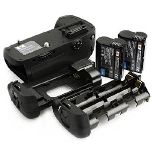 DSTE Pro MB-D14 Vertical Battery Grip + 2X EN-EL15 Compatible with Nikon D610 D600 SLR Digital Camera 並行輸入品