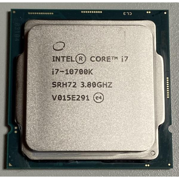 【中古】Intel CPU Core i7-10700K / 動作品 付属品無し LGA1200 第...