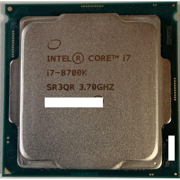 【中古】Intel CPU Core i7-8700K / 動作品 付属品無し LGA1151 第8...