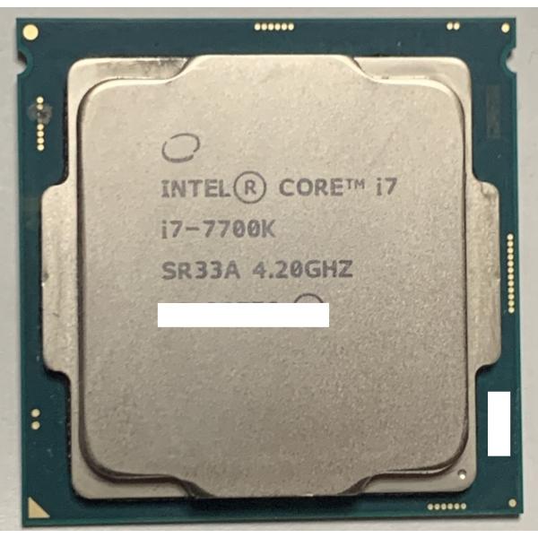 【中古】Intel CPU Core i7-7700K / 動作品 付属品無し LGA1151 第7...