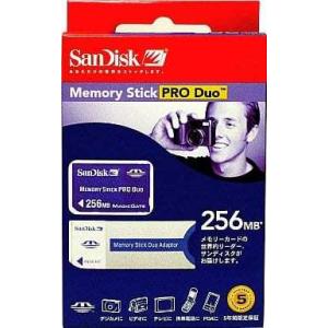 サンディスク メモリースティック ＰＲＯ デュオ ２５６ＭＢ （ＳＤＭＳＰＤ−２５６−Ｊ６０）の商品画像