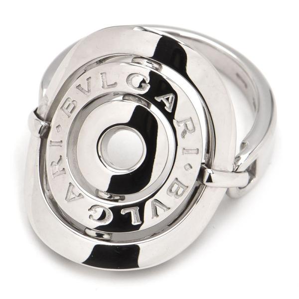 ブルガリ アストラーレチェルキリング 14.5号 K18WG 新品仕上済 サークルモチーフ オープン...