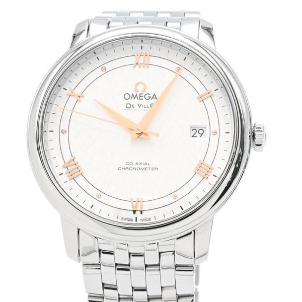 [3年保証] オメガ メンズ デヴィル プレステージ 424.10.40.20.02.004 箱保 ...