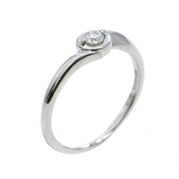 テイクアップ 0.1ctダイヤモンドリング 10.5号 Pt900 一粒ダイヤリング 1P 1粒 １...