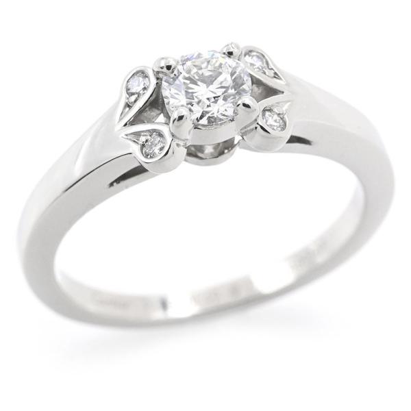 カルティエ F/VVS-1/Excellent/0.25ctダイヤモンド バレリーナソリテールリング...