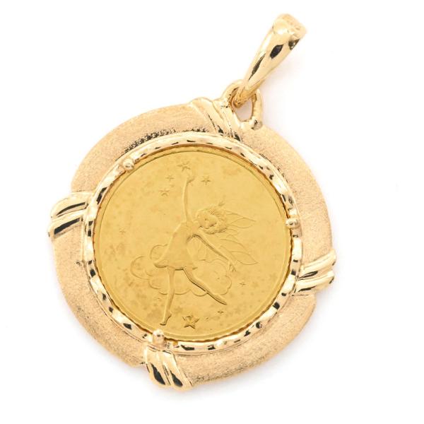 1/25オンス ソロモン諸島 フェアリーコイントップ K24YG K18YG フェアリーコインヘッド...