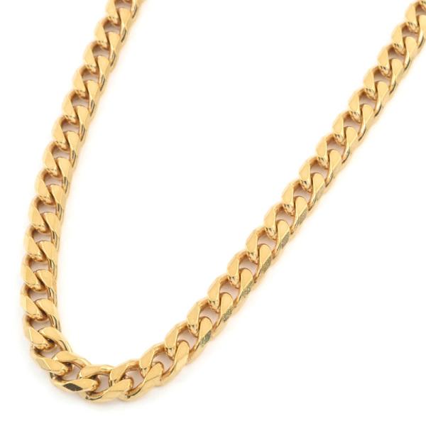 喜平ネックレス 8面シングル 50cm 50.8g K18YG 造幣局検定刻印 K18 イエローゴー...