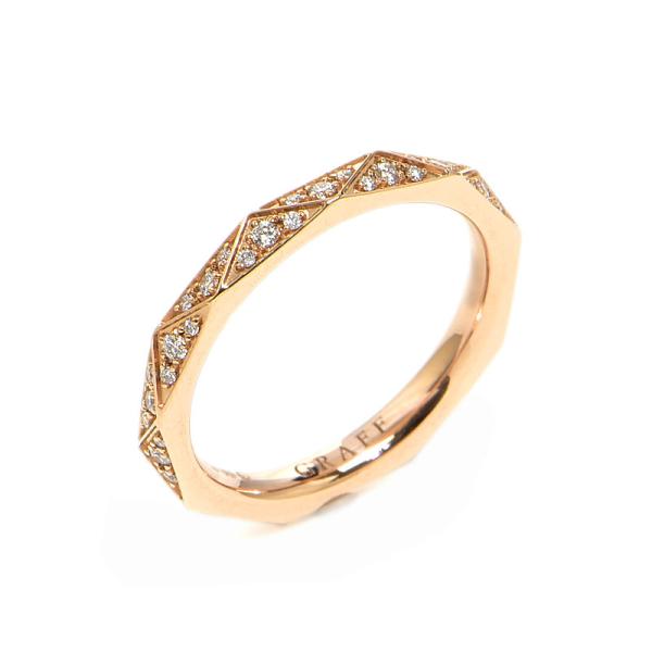 グラフ ローレンス シグネチャー ダイヤモンド バンド RGR522 5.5号 K18RG ローレン...