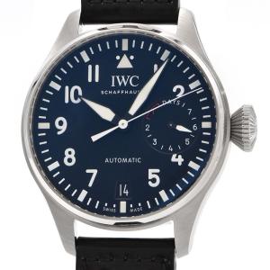 [3年保証] IWC メンズ ビッグ パイロットウォッチ IW500912 革ベルト ブラックダイアル 黒文字盤 自動巻き 腕時計 中古 送料無料｜collectionshiba