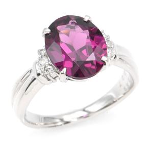 ヘイローデザインリング 指輪 ルビー 0.41ct ダイヤモンド Pt900 12号  