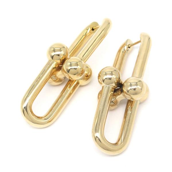 ティファニー ハードウェアエクストララージリンクピアス 60006355 K18YG チェーンピアス...