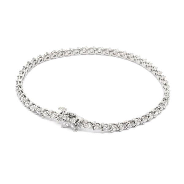 ティファニー ティファニービクトリアダイヤモンドラインブレスレット 60088600 Pt950 3...