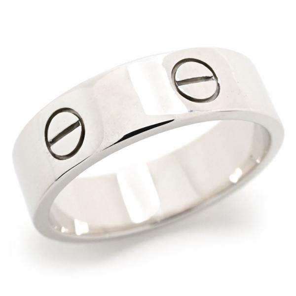 カルティエ ラブリング クラシックモデル B4084759 #59 18.5号 K18WG ビスモチ...