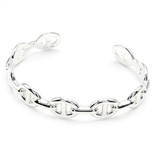 エルメス シェーヌダンクルアンシェネブレスレット LG Sv925 シェーヌダンクルブレスレット バ...