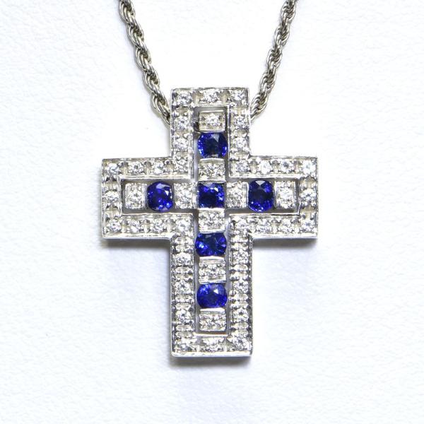 ダミアーニ ベルエポックネックレスS K18WG ブルーサファイア ダイヤモンド Sサイズ ベルエポ...