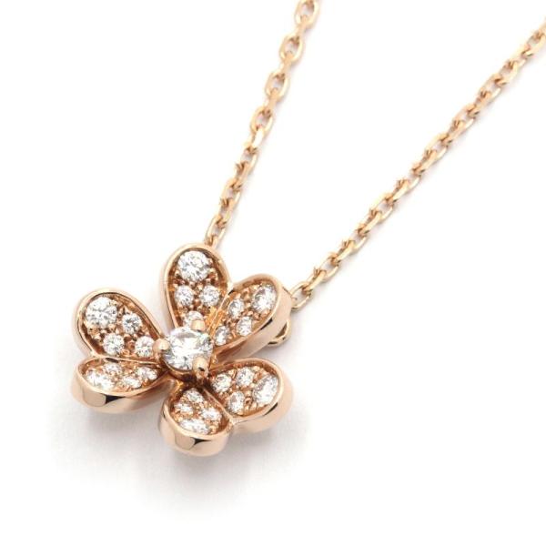 ヴァンクリーフ＆アーペル フリヴォルペンダント ミニモデル VCARP7RI00 K18RG ダイヤ...