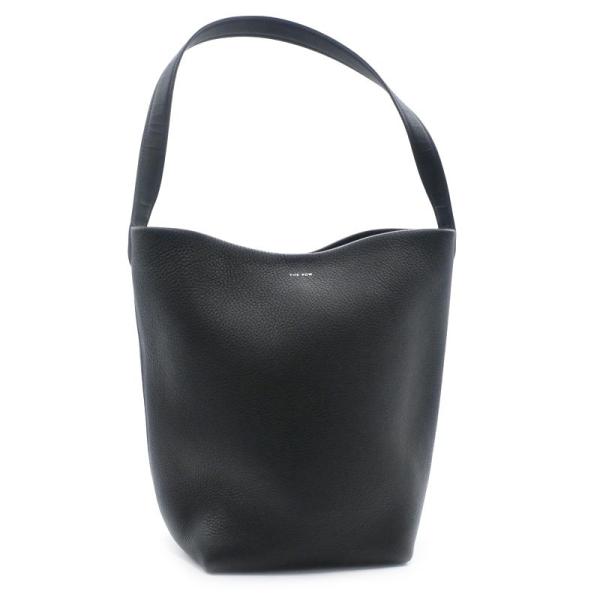 ザロウ Medium N/SParkTote レザー ブラック ミディアムN/Sパーク トート 肩掛...