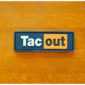Tac out ロゴ PVC パッチ