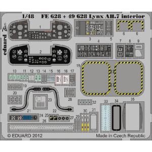 エデュアルド　ズーム1/48FE628 Lynx AH.7 interior for AIRFIX kit｜college-eye