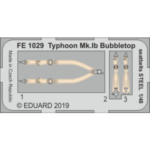 エデュアルド  ズーム1/48 FE1029 Hawker Typhoon Mk.Ib Bubbletop seatbelts for Hasegawa and Italeri kits｜college-eye