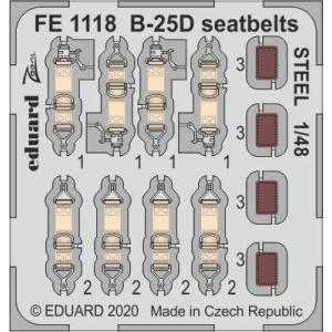 エデュアルド  ズーム1/48  FE1118 B-25D Mitchell seatbelts for Revell kits｜college-eye