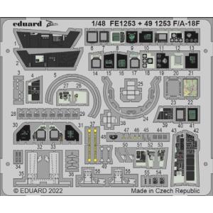 エデュアルド  ズーム1/48  FE1253 Boeing F/A-18F Hornet for Meng Model kits｜college-eye