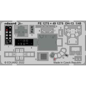 エデュアルド  ズーム1/48 FE1275 Bell OH-13 Sioux for Italeri kits｜college-eye