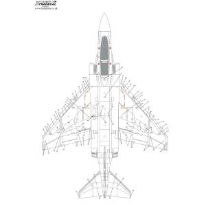 X48197 FG.1/FGR.2 Phantom Royal Air Force stencil data Part 1   1/48｜college-eye