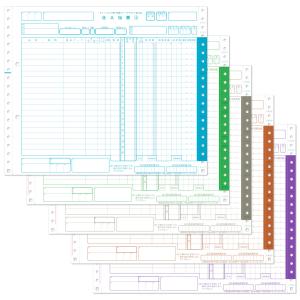 チェーンストア統一伝票 ターンアラウンド4型 500セット
