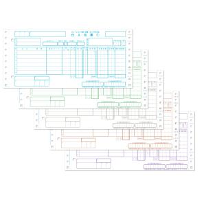 チェーンストア統一伝票 タイプ用1型ナンバー無し 1000セット
