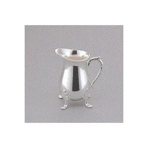 売上no 1 小型宅配便限定 送料無料 菊縁ローズ ミルクポット 銀メッキ仕上 早川シルバー製 コーヒー ティーカップ Aliuminium Lt