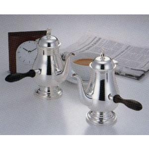 カフェオレ・ポット （銀メッキ仕上）早川シルバー製 : コリーネねっと