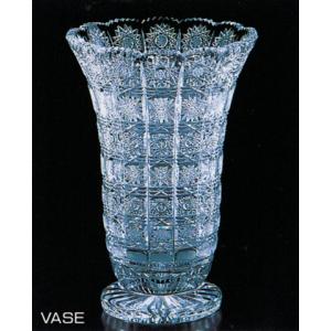 ボヘミアングラス 500PKカット 花瓶(フラワーベース ボヘミアングラス 500PKカット 花瓶(フラワーベース