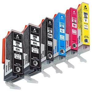 Bumbaのインク Canon対応 BCI-381XL BCI-380XL 5色セット＋BK1本 大容量 BCI-381XL+380XL/5MP 互換