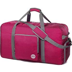 WANDF 折りたたみバッグ ボストンバッグ スポーツバッグ 40L 60L 80L 100L 120L 大容量 スーツケース固定 防水ナイロン