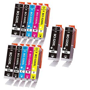 キャノン Canon 325 326 インクカートリッジ BCI-326XL+BCI-325XL互換インク 4本 合計12本セット （大容量/