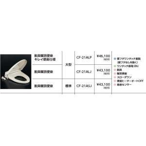 ＬＩＸＩＬ　脱臭暖房便座　 ＣＦ-21ＡＬＪ 大型サイズ 本体ワンタッチ脱着機能付