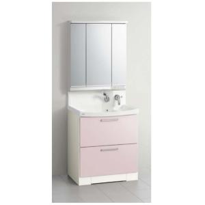 ファンシオ クリナップ 洗面化粧台ファンシオ 巾900ミリ 3面鏡LED 引出