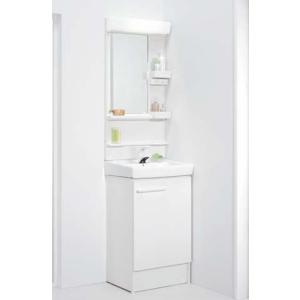 LIXIL洗面化粧台　オフトLED1面鏡(くもり止コート無)扉タイプW500XD400XH1850ミ...