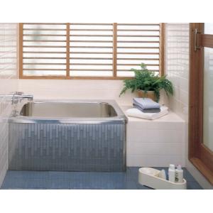 【新品未使用】カラーステンレス浴槽 クリナップ ステンレス浴槽 モダンブロック サイズ80X70X65cm 満水量