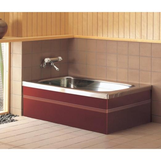 クリナップ　ステンレス浴槽　NEWインテリアバス　サイズ80X70X65cm　満水量240L　1方全...