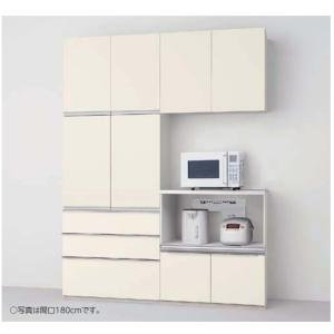 【中古】LIXIL キッチンカウンター 幅2700×奥450×高さ1000mm 蒸気排出ユニット付 レンジボード 引き出し 収納 LIXIL シエラS収納 カップボード+ハイカウンタープランW1800奥行450