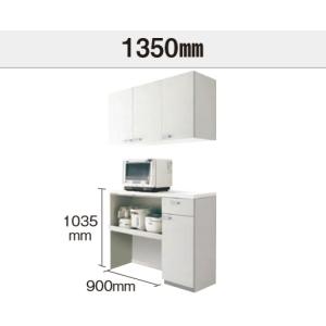 G674\" 近藤産業 W900 食器棚 キッチンボード カラー ホワイト Amazon | ホワイト食器棚【パスタキッチンボード】（幅90cm×高さ