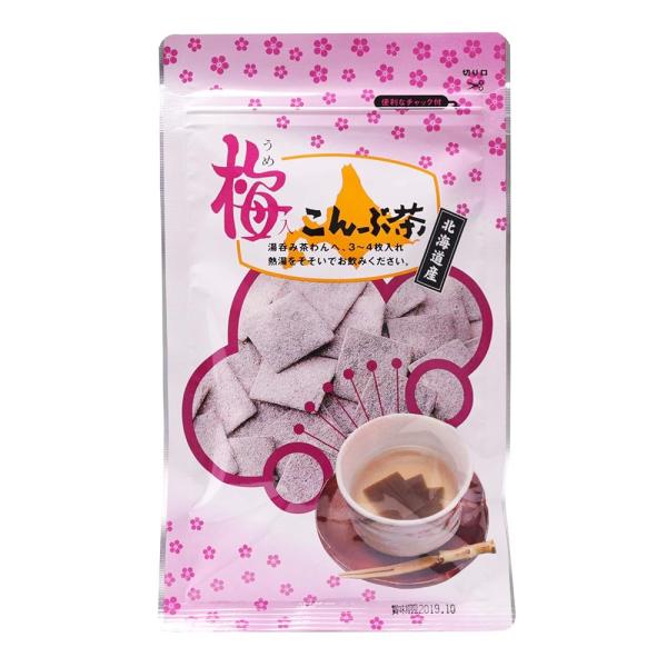 静香園 梅入こんぶ茶 北海道産昆布使用 48g入