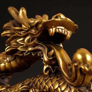 置物 風水 皇帝龍 龍 特大 古銭 龍の置物 ...の詳細画像5