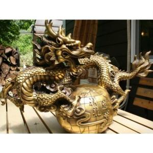 置物 風水 皇帝龍 五本爪 龍 竜 真鍮 ブロンズゴールド 龍 置物 風水 皇帝龍 五本爪 龍 竜 真鍮 ブロンズゴールド 龍の置物